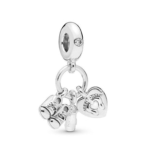 925 Sterling Silver Baby Dangle Charm