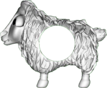 Load image into Gallery viewer, 925 Sterling Silver Custom Made Sheep Charm
