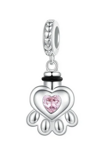 925 Sterling Silver Pet Memorial Dangle Charm