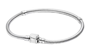 925 Sterling Silver "Marvel" Clasp Bracelet