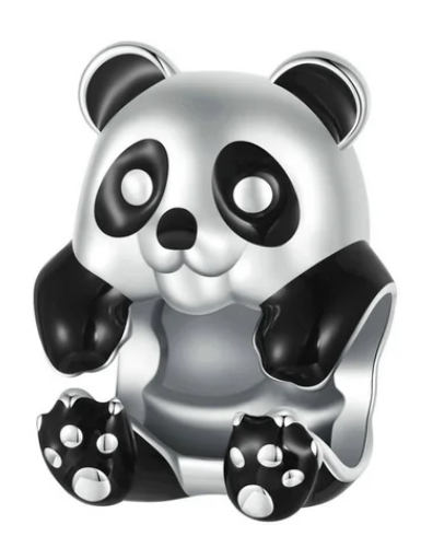 925 Sterling Silver Panda Bear Charm