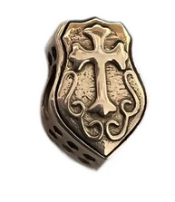 925 Sterling Silver "The Armour Shield of Faith" Charm