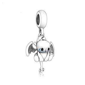 925 Sterling Silver Toothless Dragon Charm