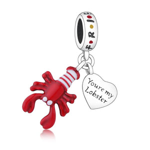 925 Sterling Silver Friends sitcom"You're My Lobster" charm