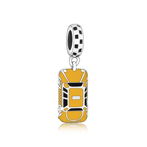 925 Sterling Silver Friends sitcom" Friends Yellow taxi" charm