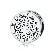 Load image into Gallery viewer, 925 Sterling Silver Family Charm
