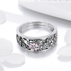 925 Sterling Silver Daisy Flower Rings for Women Wedding Engagement Jewelry