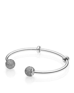 925 Sterling Silver Open Bangle