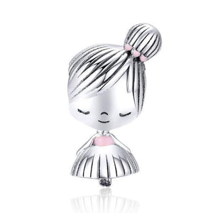 925 Sterling Silver Sweet Girl Charm