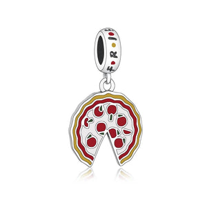 925 Sterling Silver Friends sitcom"Friends Pizza" Charm