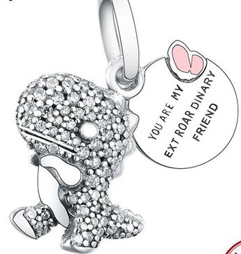 925 Sterling Silver You are my Dinary Friend Charm