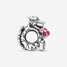 Load image into Gallery viewer, 925 Sterling Silver Disney Tigger with Flower Bead Charm
