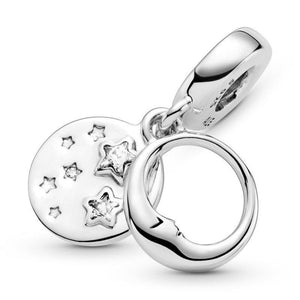 925 Sterling Silver You are my universe Dangle Charm