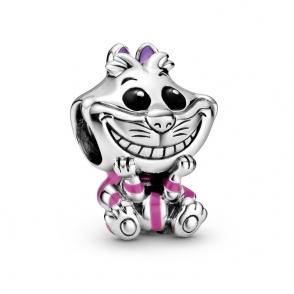 925 Sterling Silver ALICE IN WONDERLAND CAT Bead Charm