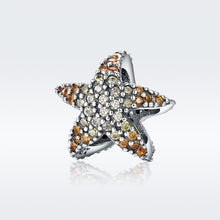 Load image into Gallery viewer, Authentic 925 Sterling Silver Ocean Star Starfish Beads Charm fit Original Charm Bracelet Fine Silver Jewelry SCC586
