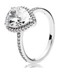 925 Sterling Silver Tear Drop Ring